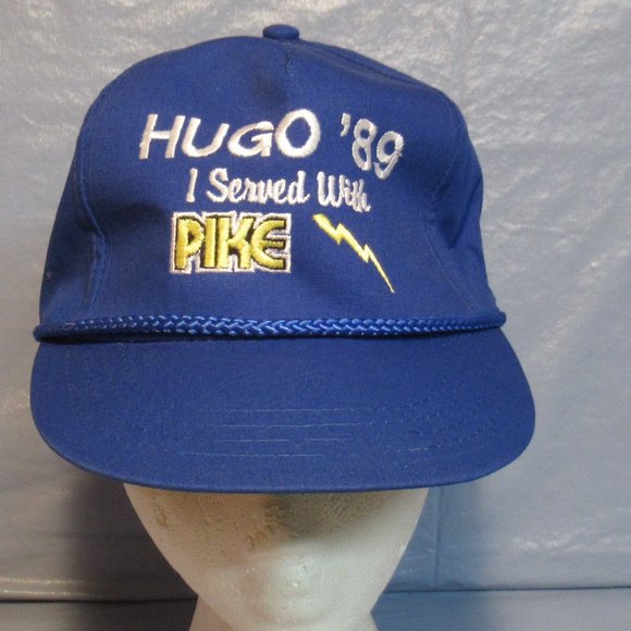 Vtg Hurricane HUGO '89 Pike Electric Baseball Cap Hat Unused - Picture 1 of 4